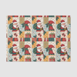 Christmas Patchwork Quilt Seidenpapier