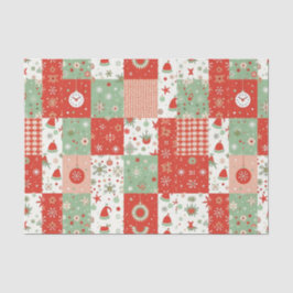 Christmas Patchwork Quilt Seidenpapier