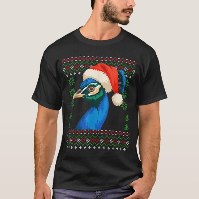 Christmas Pea Ugly Xmas Sweater  T-Shirt (Vorderseite)