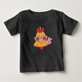 Christmas Peace Bell Baby T-shirt