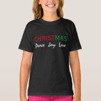 CHRISTMAS PEACE JOY LIEBE TYPOGRAPHIE