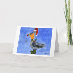 Christmas Pelican Feiertagskarte