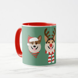 Christmas Pembroke Welsh Corgi Hunde Tasse