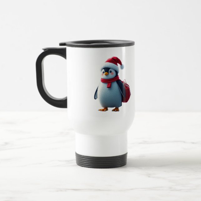 Christmas penguin reisebecher (Links)