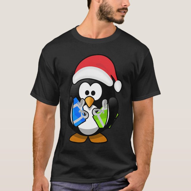 Christmas Penguins Live Lights for the Holiday Squ T-Shirt (Vorderseite)