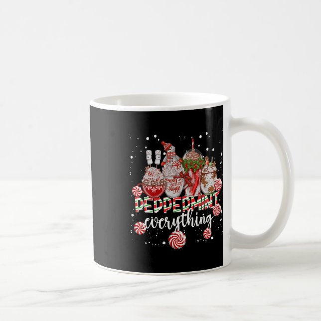 Christmas Peppermint Everything Coffee Chocolate M Kaffeetasse (Rechts)