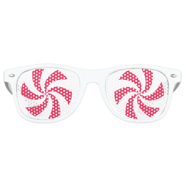 Christmas Peppermint  Partybrille (Vorderseite)