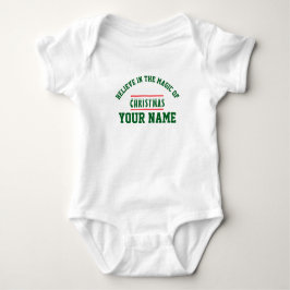 Christmas personalisiert Baby Jersey Bodysuit Baby Strampler