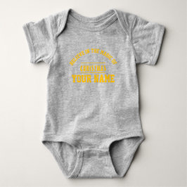 Christmas personalisiert Baby Jersey Bodysuit-Farb Strampler
