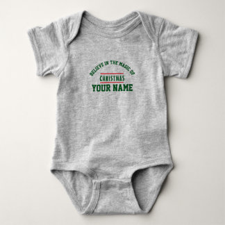 Christmas personalisiert Baby Jersey Bodysuit Strampler