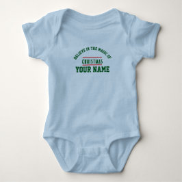 Christmas personalisiert Baby Jersey Bodysuit Strampler
