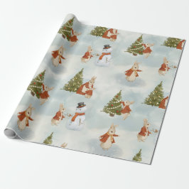 Christmas Peter Rabbit Vintag Geschenkpapier