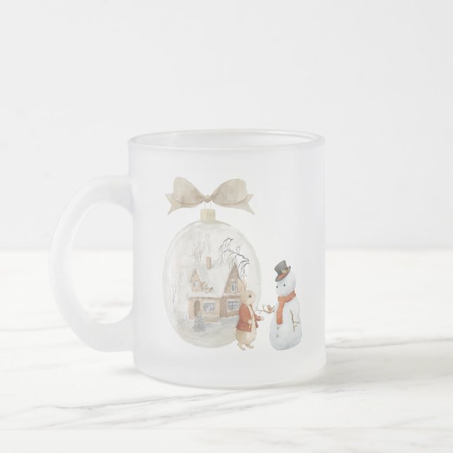 Christmas Peter Rabbit Vintag Mattglastasse (Links)