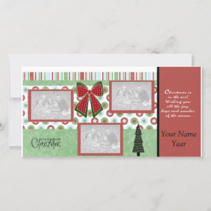 Christmas Photo Card Feiertagskarte
