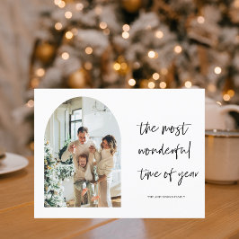 Christmas Photo Family | Wonderful Holiday Postkarte