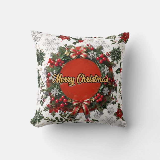 Christmas pillows with snowflakes kissen (Vorderseite)