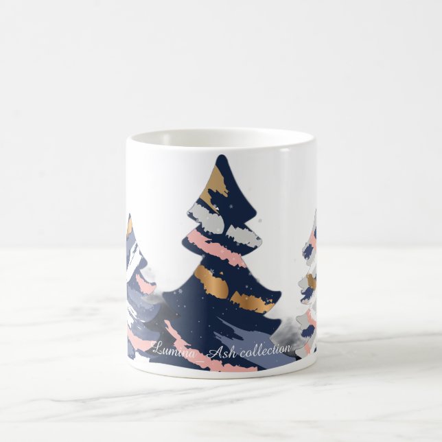Christmas Pine Tree Kaffeetasse (Mittel)