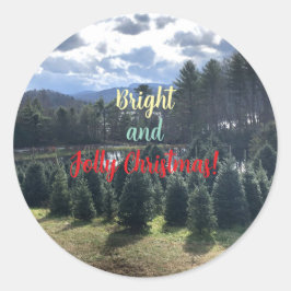 Christmas Pine Trees Stickers