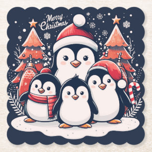 Christmas-Pinguine von Rp Untersetzer