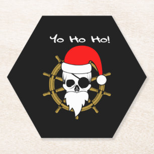 Christmas Pirates T Shirt Untersetzer
