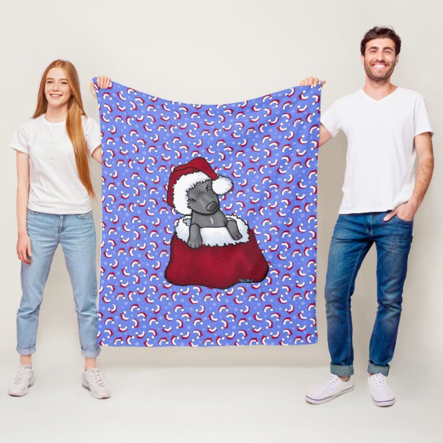 Christmas Pittie Fleece Blanket (Beispiel)
