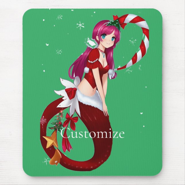 Christmas Pixie Mermaid Thunder_Cove Mousepad (Vorne)