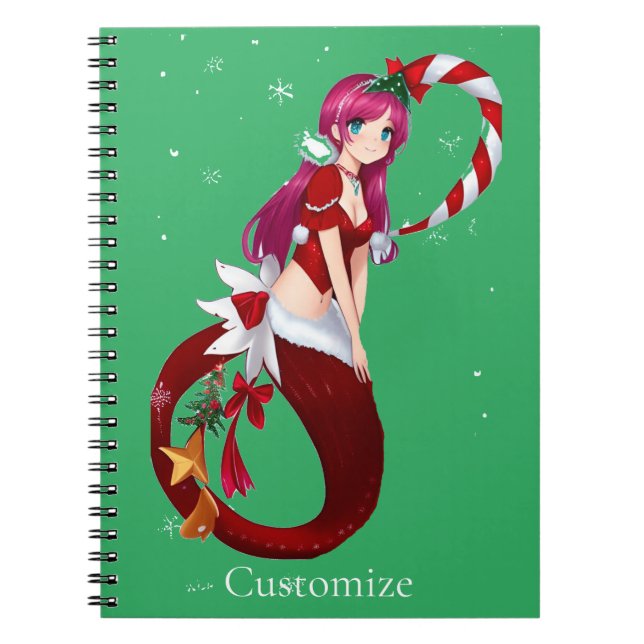 Christmas Pixie Mermaid Thunder_Cove Notizblock (Vorderseite)