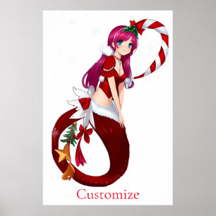 Christmas Pixie Mermaid Thunder_Cove Poster