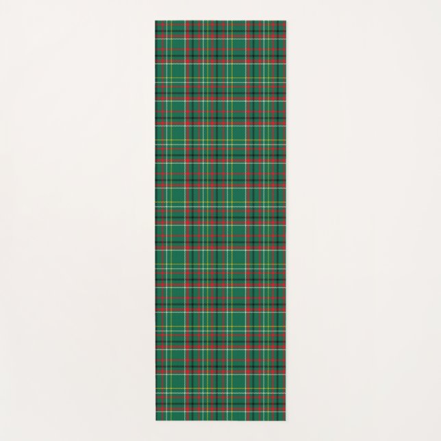 Christmas Plaid Green Pattern-23914 Yogamatte (Vorderseite)