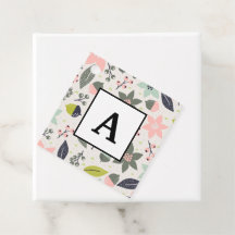 Christmas Poinsettia Acorns Grau Aqua Lime Green