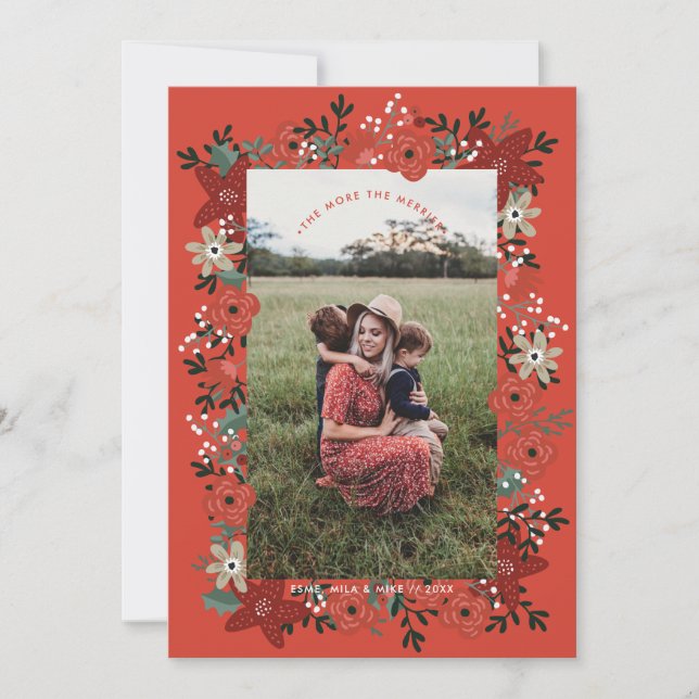 Christmas Poinsettia Foliage (Vorderseite)