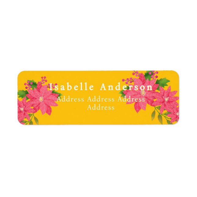 Christmas Poinsettia Gold (Vorne)