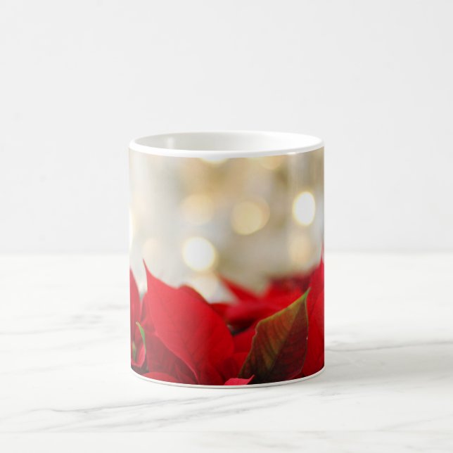 Christmas Poinsettia Kaffeetasse (Mittel)