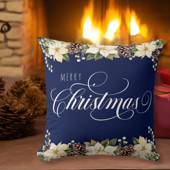 Christmas Poinsettia Kissen (Von Creator hochgeladen)