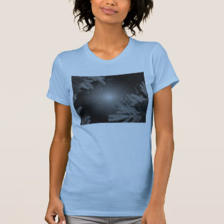 Christmas Poinsettia Schwarz und Grau I T-Shirt