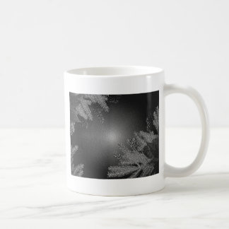 Christmas Poinsettia Schwarz und Grau Tasse
