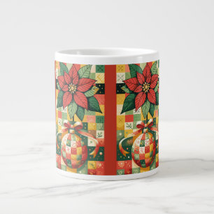 CHRISTMAS POINSETTIA UND ORNATION Jumbo-Tasse