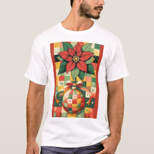 CHRISTMAS POINSETTIA UND ORNATION T-Shirt
