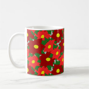 Christmas Poinsettias Kaffeetasse