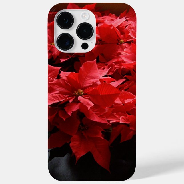 Christmas Poinsettias Red Case-Mate iPhone Hülle (Rückseite)