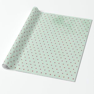 Christmas Polka Dot Poke Punkt Wrapping Paper Geschenkpapier