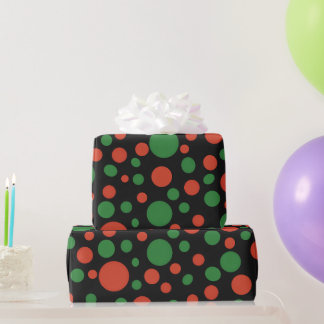 Christmas Polka Dots ! Geschenkpapier