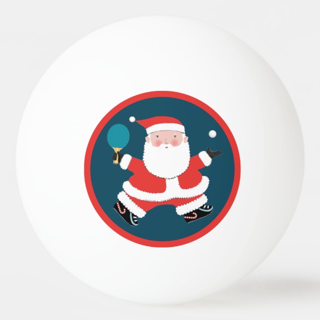 Christmas Pong Pong Ball Tischtennisball (Vorderseite)
