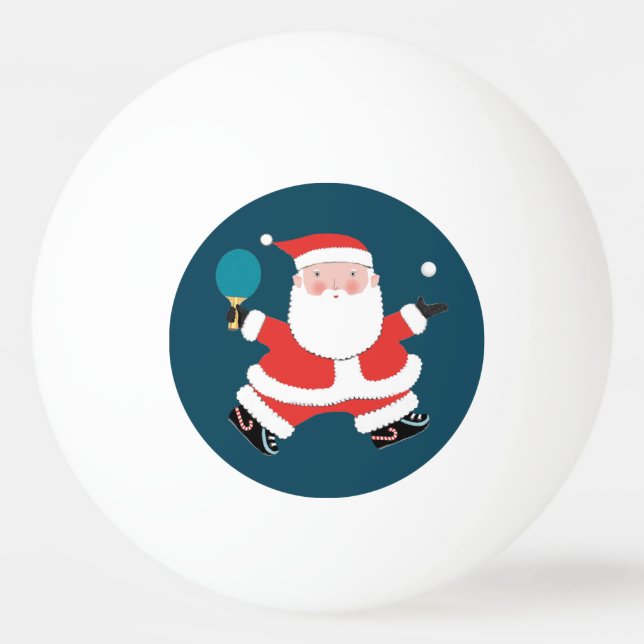 Christmas Pong Pong Ball Tischtennisball (Vorderseite)