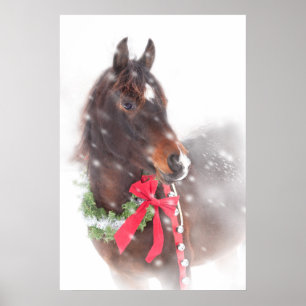 Christmas Pony Poster