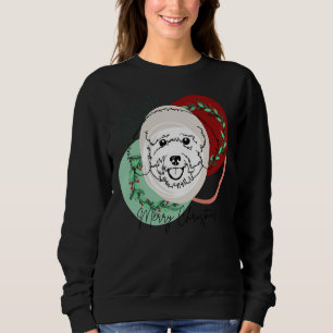 Christmas Poodle Sweatshirt