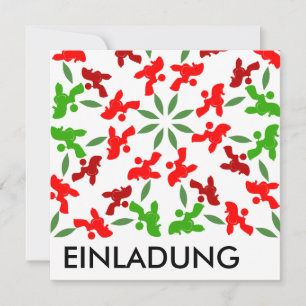 Christmas Poodles Feiertagskarte