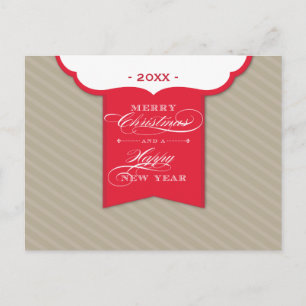 CHRISTMAS POSTCARD: Laptop 3L Feiertagspostkarte