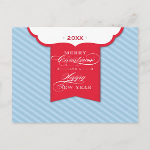 CHRISTMAS POSTCARD: Laptop 5L Feiertagspostkarte