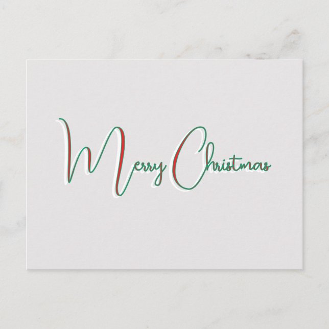 Christmas Postcard Postkarte (Vorderseite)